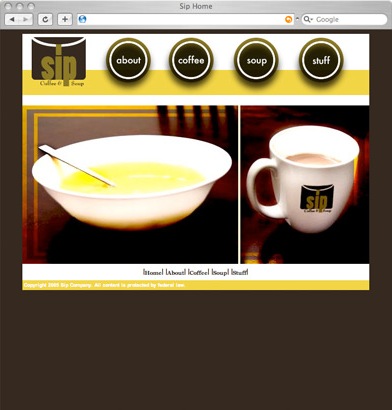 Sip Coffee and Soup: Click to visit.